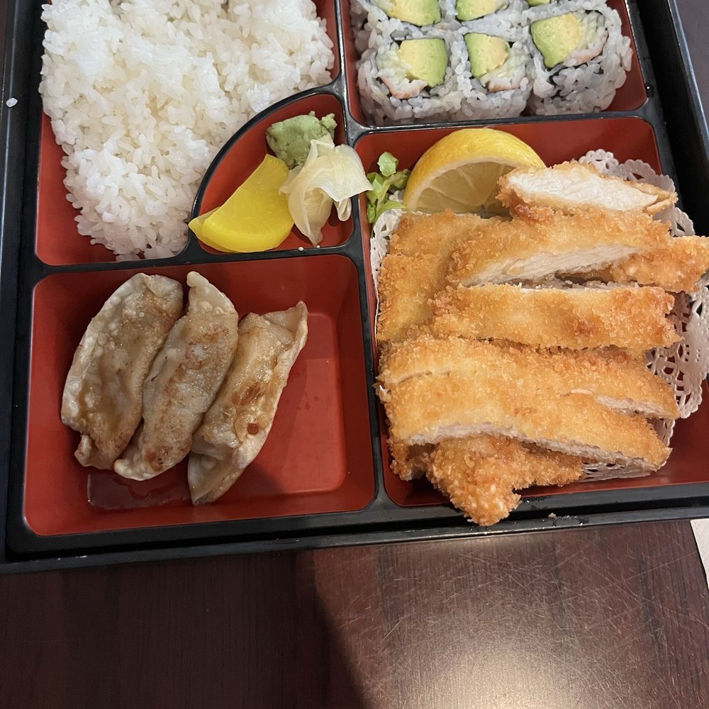 Suki Ichiro Restaurant - Chicken Katsu Katsu Lunch Bento (L) - Sushi Bars Near Me - New York, New York Suki Ichiro Restaurant - Chicken Katsu Katsu Lunch Bento (L) - Sushi Bars Near Me - New York, New York