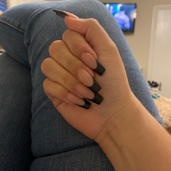 Polished Bar - gel x deep french gel color $95 - Nail Salons Near Me - Orange, California Polished Bar - gel x deep french gel color $95 - Nail Salons Near Me - Orange, California