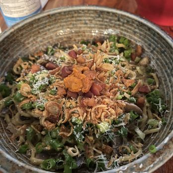 Jun-Men Ramen Bar - Uni Mushroom (Dry) Ramen - Ramen Near Me - New York, New York