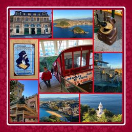 Montage of images from the Funicular de Igueldo