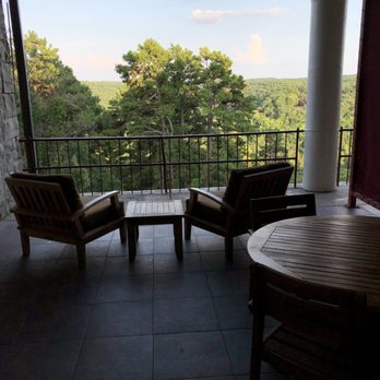 The 1886 Crescent Hotel & Spa - View from room balcony - Hotels Near Me - Eureka Springs, Arkansas The 1886 Crescent Hotel & Spa - View from room balcony - Hotels Near Me - Eureka Springs, Arkansas