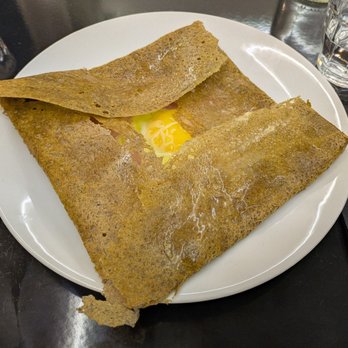 Tanguy - @endoedibles on Instagram 03/14/26 Ham, Egg, Tomme - Tanguy's "Complète" - Creperies Near Me - Paris, 01