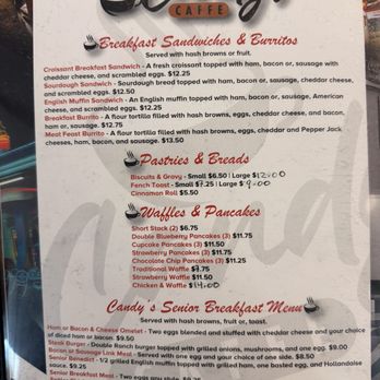 Candy’s Caffé - Menu - American Near Me - Boise, Idaho