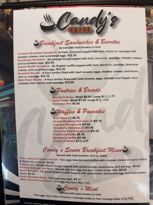 Menu photo 5 Candy’s Caffé Boise, ID