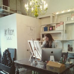 Julie Ann Mckevitt Art - Julie in her natural habitat.