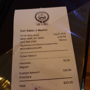 Con Sabor A Mexico - Wrong order but the place tried to charge for it anyway - Seafood Near Me - New York, New York