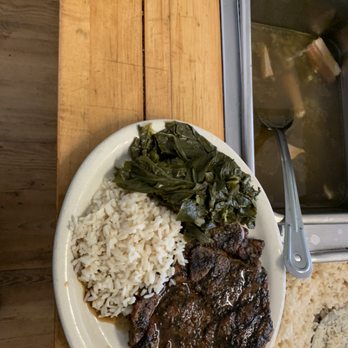 Galloway's Sandwich Shop - Grilled steak butter rice, collard greens - Soul Food Near Me - Austin, Texas Galloway's Sandwich Shop - Grilled steak butter rice, collard greens - Soul Food Near Me - Austin, Texas