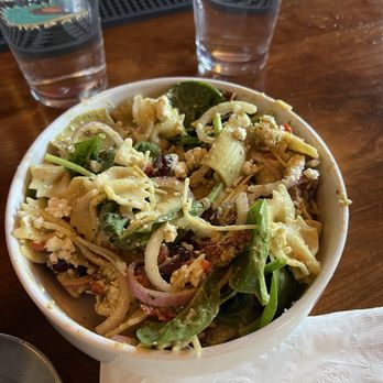 Cornish Pasty - This here is what I go for. Pasta Salad with the lemon dressing. Get extra on the side! - Wine Bars Near Me - Glendale, Arizona