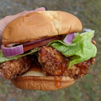 Derita Dairy Bar - Hot Honey Fried Chicken Sandwich - Ice Cream & Frozen Yogurt Near Me - Charlotte, North Carolina Derita Dairy Bar - Hot Honey Fried Chicken Sandwich - Ice Cream & Frozen Yogurt Near Me - Charlotte, North Carolina