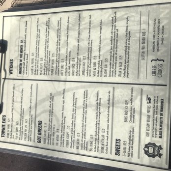 Bare Back Grill - 1/2 of food menu - Bars Near Me - San Diego, California