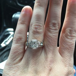 Fuqua's Jewelry - This is my wedding ring that my husband had redesigned to add a halo for our thirteenth year of marriage.
