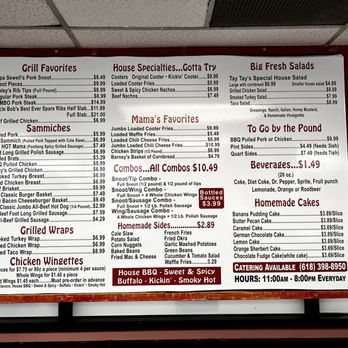 Big Mama's Bbq Express - Menu April 2025 - Barbeque Near Me - East St. Louis, Illinois Big Mama's Bbq Express - Menu April 2025 - Barbeque Near Me - East St. Louis, Illinois