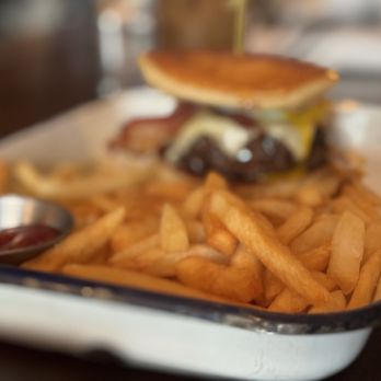 The Horny Ram - Pancake Burger - New American Near Me - New York, New York The Horny Ram - Pancake Burger - New American Near Me - New York, New York