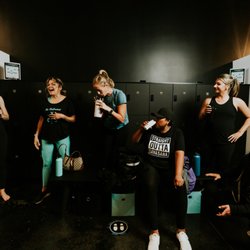 CYB Studios - Enjoy our spacious locker area, fully stocked vanity and showers after your workout!