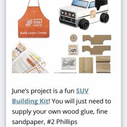 This is a free kid DIY kit.. This is a free kid DIY kit..