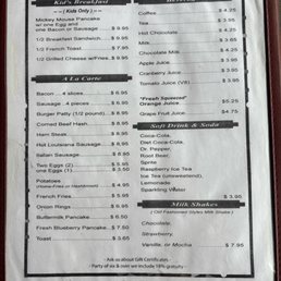 Menu Menu