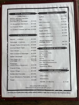 Menu photo 4 Garrett's Old Fashioned Restaurant Santa Barbara, CA Menu photo 4 Garrett's Old Fashioned Restaurant Santa Barbara, CA