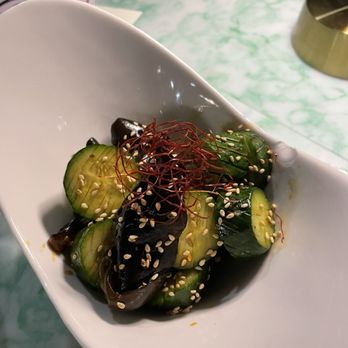 Chifa - Tangy Cucumber Woodear Salad (V) - Peruvian Near Me - Los Angeles, California