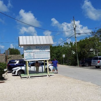 Key Largo Fisheries - Main entrance sign - Seafood Near Me - Key Largo, Florida