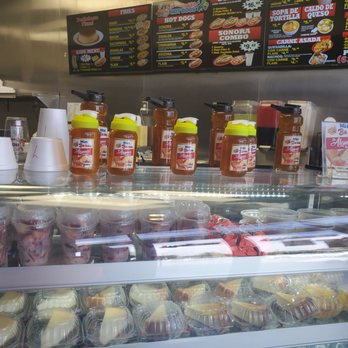 La Pasadita Hot Dogs - a display of hot dogs - Hot Dogs Near Me - Avondale, Arizona