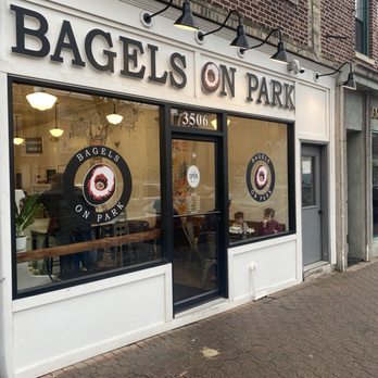 Bagels on Park - Storefront - Coffee & Tea Near Me - Weehawken, New Jersey
