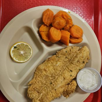 Mom's Country Deli - One fried catfish and some boiled carrots for $13.50, literally. Doesn't come with bread or anything extra. $13.50 as is. - Breakfast & Brunch Near Me - Houston, Texas Mom's Country Deli - One fried catfish and some boiled carrots for $13.50, literally. Doesn't come with bread or anything extra. $13.50 as is. - Breakfast & Brunch Near Me - Houston, Texas