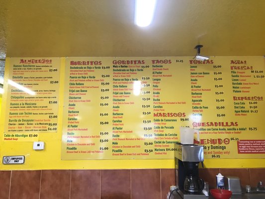 Menu photo 6 El Paisa Albuquerque, NM