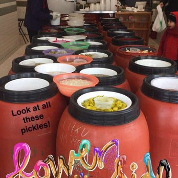 Pickle Guys - Look at allll these pickles! - Specialty Food Near Me - New York, New York