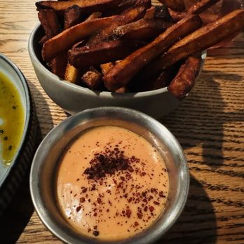 Shift Kitchen & Bar - Pickled French Fries ($8) - New American Near Me - Flagstaff, Arizona Shift Kitchen & Bar - Pickled French Fries ($8) - New American Near Me - Flagstaff, Arizona