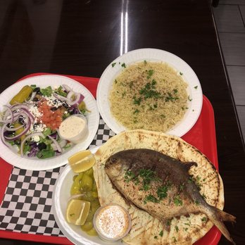 Shawarma World - Pompano fish - Mediterranean Near Me - Irving, Texas