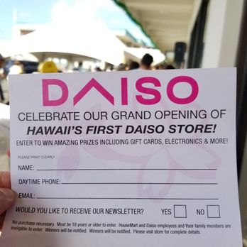Daiso - Let's win! - Discount Store Near Me - Pearl City, Hawaii Daiso - Let's win! - Discount Store Near Me - Pearl City, Hawaii