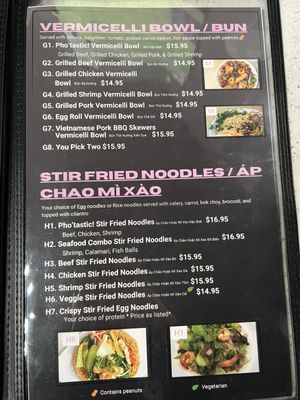 Menu photo 7 Pho'Tastic Fallbrook, CA