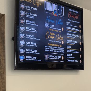 Downshift Brewing - Breakfast menu - Pizza Near Me - Ruidoso, New Mexico