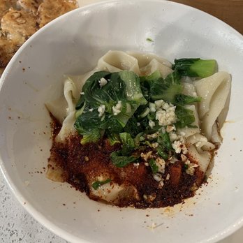 Pan Dumpling House - Spicy Wide Hand Pulled Noodle! I love it - Chinese Near Me - Corona, California