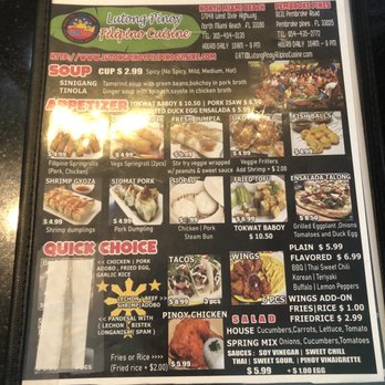 Lutong Pinoy - Menu - Filipino Near Me - North Miami Beach, Florida Lutong Pinoy - Menu - Filipino Near Me - North Miami Beach, Florida