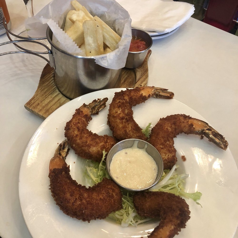 Bar180 - Crispy Shrimp Appetizer and Yucca Fries - New American Near Me - New York, New York Bar180 - Crispy Shrimp Appetizer and Yucca Fries - New American Near Me - New York, New York
