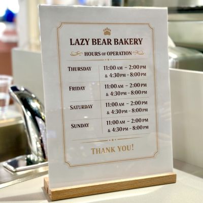 Menu photo 1 Lazy Bear Bakery South Lake Tahoe, CA Menu photo 1 Lazy Bear Bakery South Lake Tahoe, CA