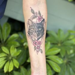 White Lotus Body Arts Tattoo - Cat portraits