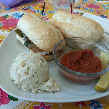 Redbud Cafe - Ratatouille sub with mashed potato side - Cafes Near Me - Blanco, Texas Redbud Cafe - Ratatouille sub with mashed potato side - Cafes Near Me - Blanco, Texas