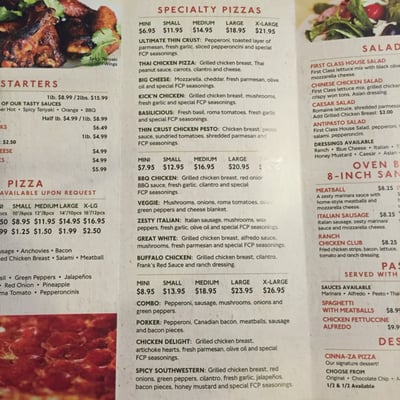 Menu photo 8 First Class Pizza Fountain Valley, CA Menu photo 8 First Class Pizza Fountain Valley, CA