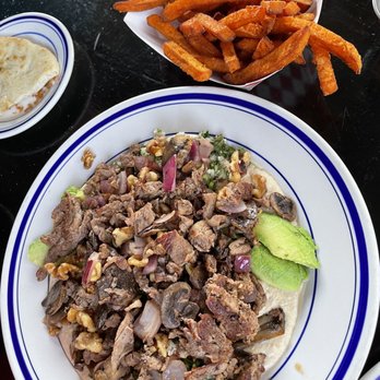 Island Grill - Hanover and side of Sweet Potato Fries - Mediterranean Near Me - Houston, Texas Island Grill - Hanover and side of Sweet Potato Fries - Mediterranean Near Me - Houston, Texas