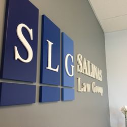 Alphagraphics - Here's a nice reception sign that we made for Salinas Law Group.