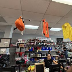 Once Upon A Child - Shoe wall & special items