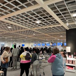 IKEA Restaurant - Packed today.