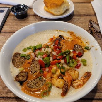 Two Eggs - Highly recommend the shrimp and grits!!! So flavorful and a generous portion!!! - Breakfast & Brunch Near Me - Conyers, Georgia Two Eggs - Highly recommend the shrimp and grits!!! So flavorful and a generous portion!!! - Breakfast & Brunch Near Me - Conyers, Georgia