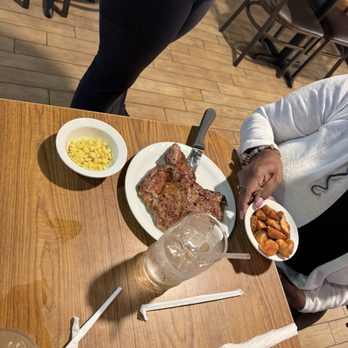 Denny's - T-Bone Steak corn potatoes - American Near Me - Saint George, South Carolina Denny's - T-Bone Steak corn potatoes - American Near Me - Saint George, South Carolina