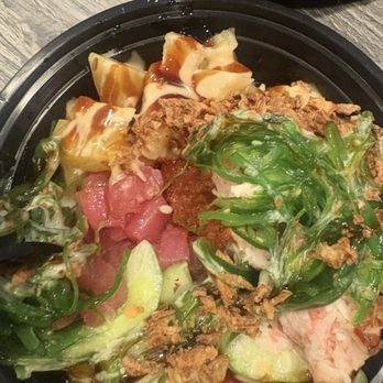 Poketology - Poke Bowl (Medium (Three Scoops)) - Poke Near Me - San Bernardino, California