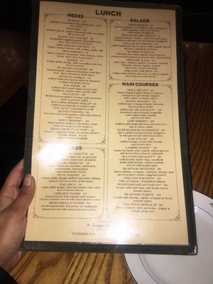 Menu photo 1 Antique Garage Soho New York, NY