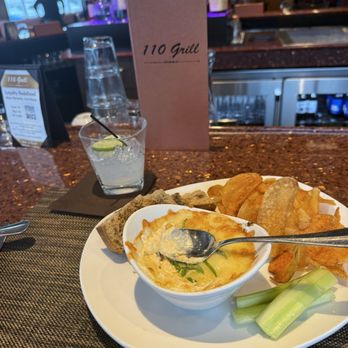 110 Grill - Crab Rangoon dip with the he BEST Margarita! - Gluten-Free Near Me - Lenox, Massachusetts