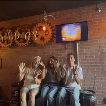 Clueology Rooms - The Fam waiting for our adventure - Escape Games Near Me - Loveland, Colorado